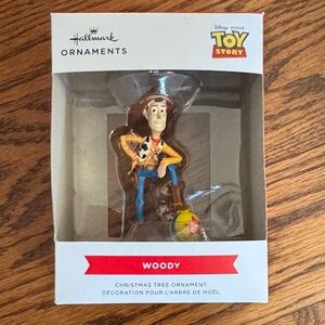 Hallmark Toy Story Woody Ornament - Brown, Blue, Yellow